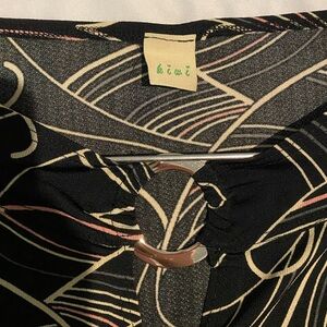 VINTAGE KIWI PATTERNED TOP